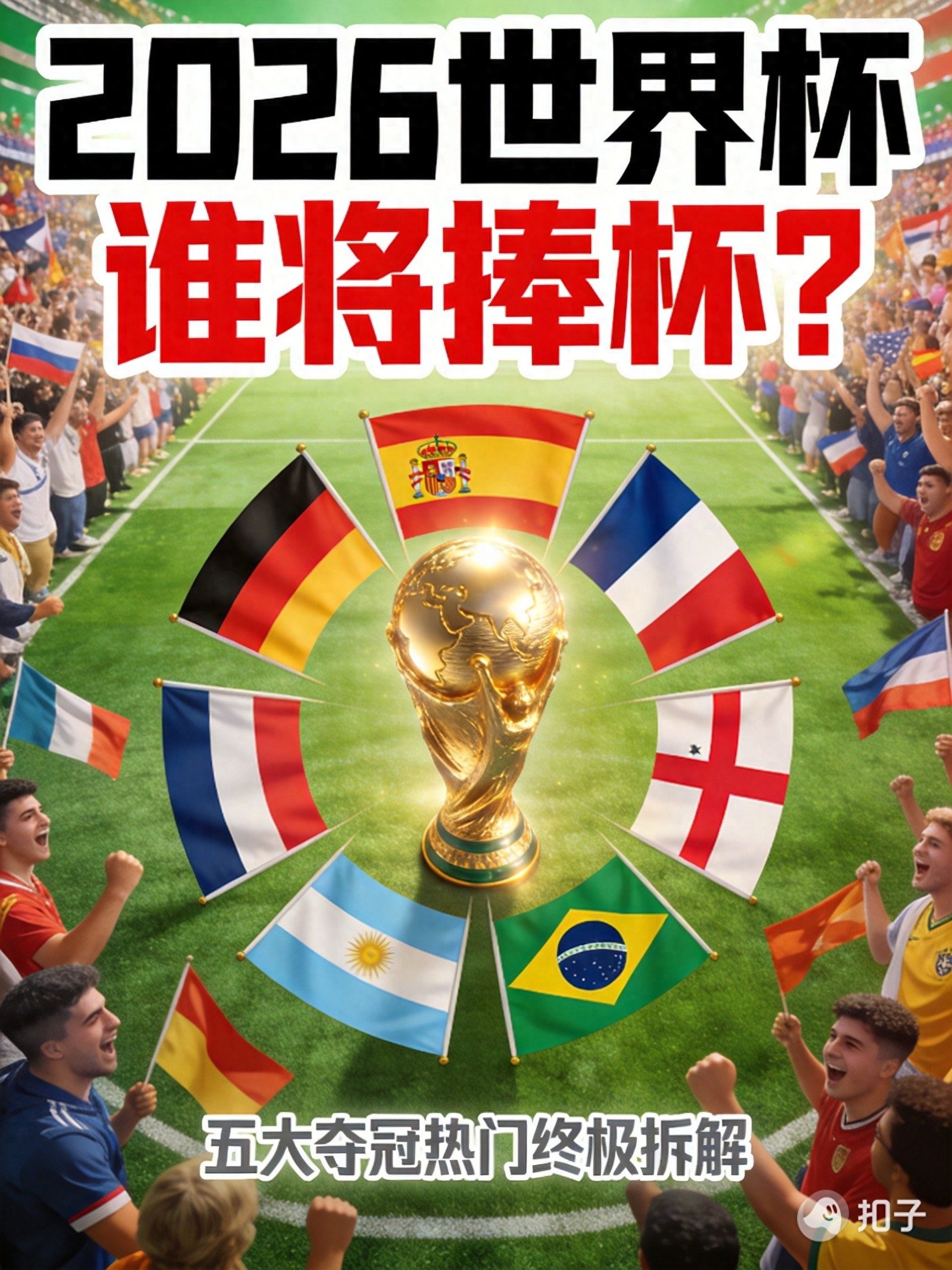 2026世界杯48小时倒计时！五大夺冠热门深度解析